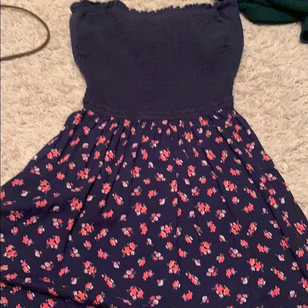 strapless kids dress